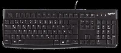Клавіатура дротова Logitech K120 USB UKR OEM — Надійність та українська розкладка