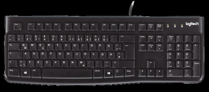 Клавіатура дротова Logitech K120 USB UKR OEM — Надійність та українська розкладка