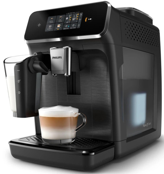 Кавомашина PHILIPS Series 2300 EP2330/10 — Автоматичне приготування 4 напоїв та система LatteGo