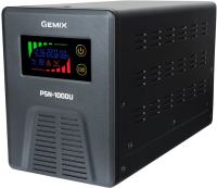 ДБЖ Gemix PSN-1000U LCD — Line-Interactive 600/1000W з чистою синусоїдою