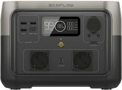 Зарядна станція EcoFlow RIVER 2 Max — 500 Вт, швидка зарядка та 10 років роботи