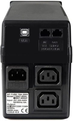 ДБЖ Powercom BNT-800AP USB — Line-Interactive 480/800W для домашнього офісу