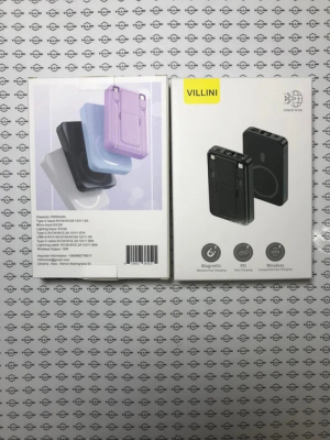 УМБ Villini 10000 mAh MagSafe — Міні павербанк з бездротовою зарядкою 15W