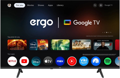 Телевізор Ergo QLED 60" — ідеальне зображення з QLED+ та Dolby Atmos
