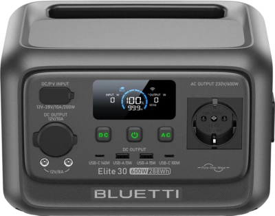 Зарядна станція Bluetti Elite 30 V2 — Портативний ДБЖ 600 Вт, LiFePO4 та PD 140 Вт