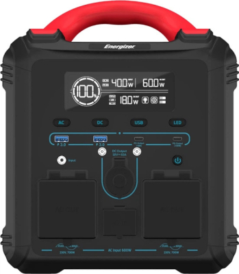 Зарядна станція Energizer PPS550W1F — 700 Вт, 551 Вт⋅год, ДБЖ (20 мс) та LMFP